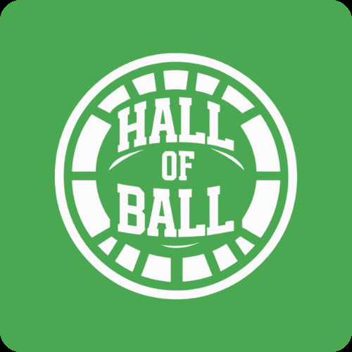 Hallofball.eu Logo - Europas größte Indoor-Kunstrasenhalle